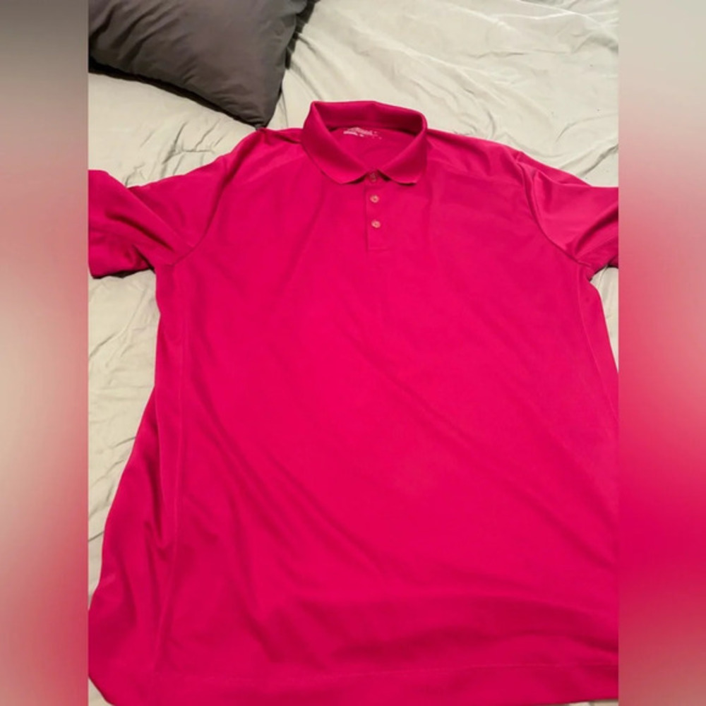 Nike Golf Tour Performance Mens Pink Golf Polo Xl